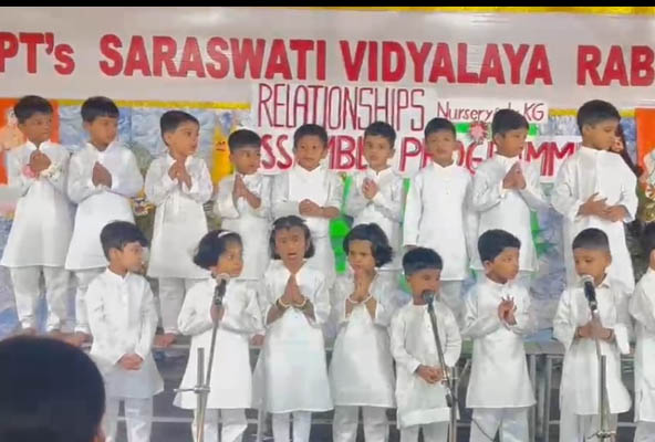 Nursery & Jr.KG Assembly Programme