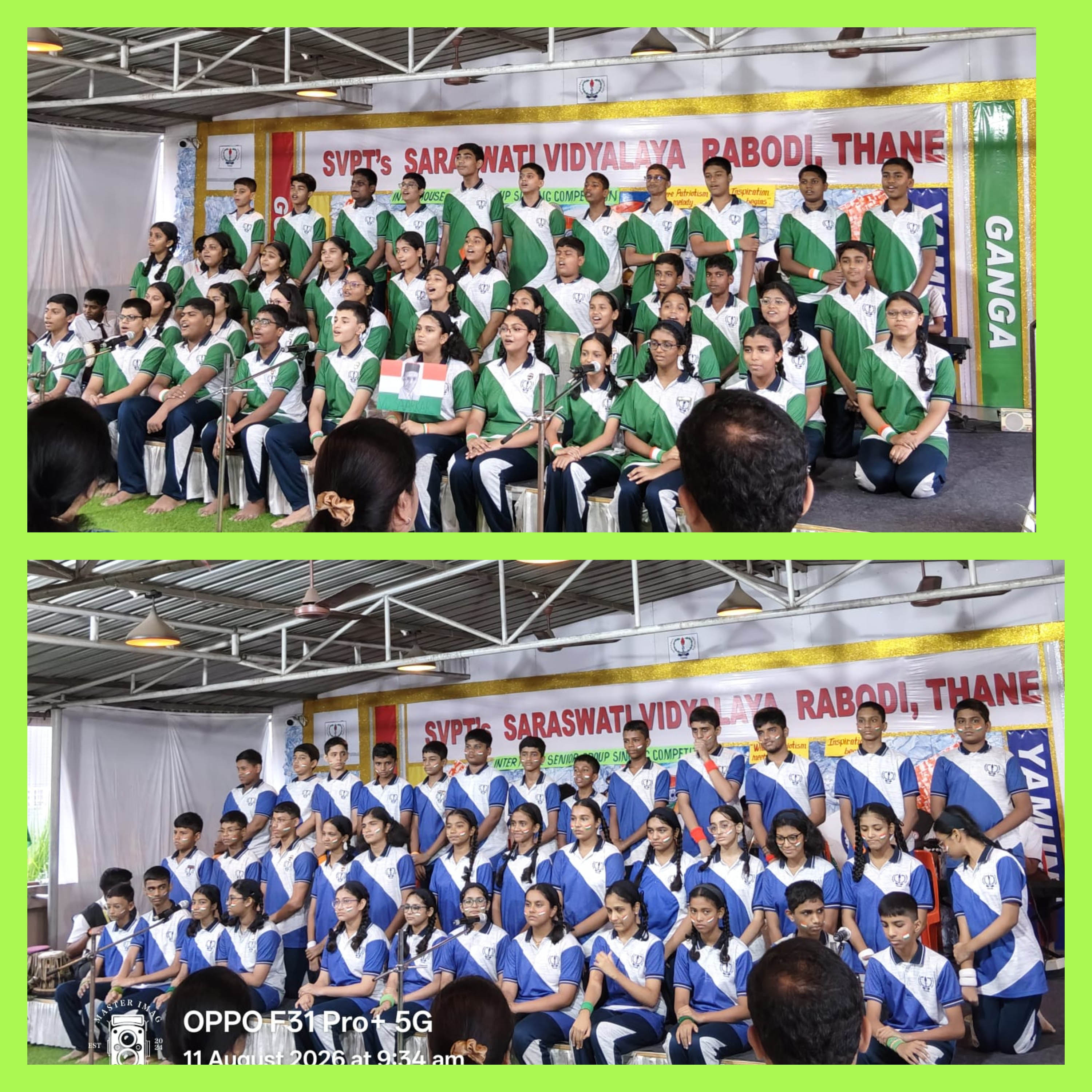 Senior House Group Singing Competition 