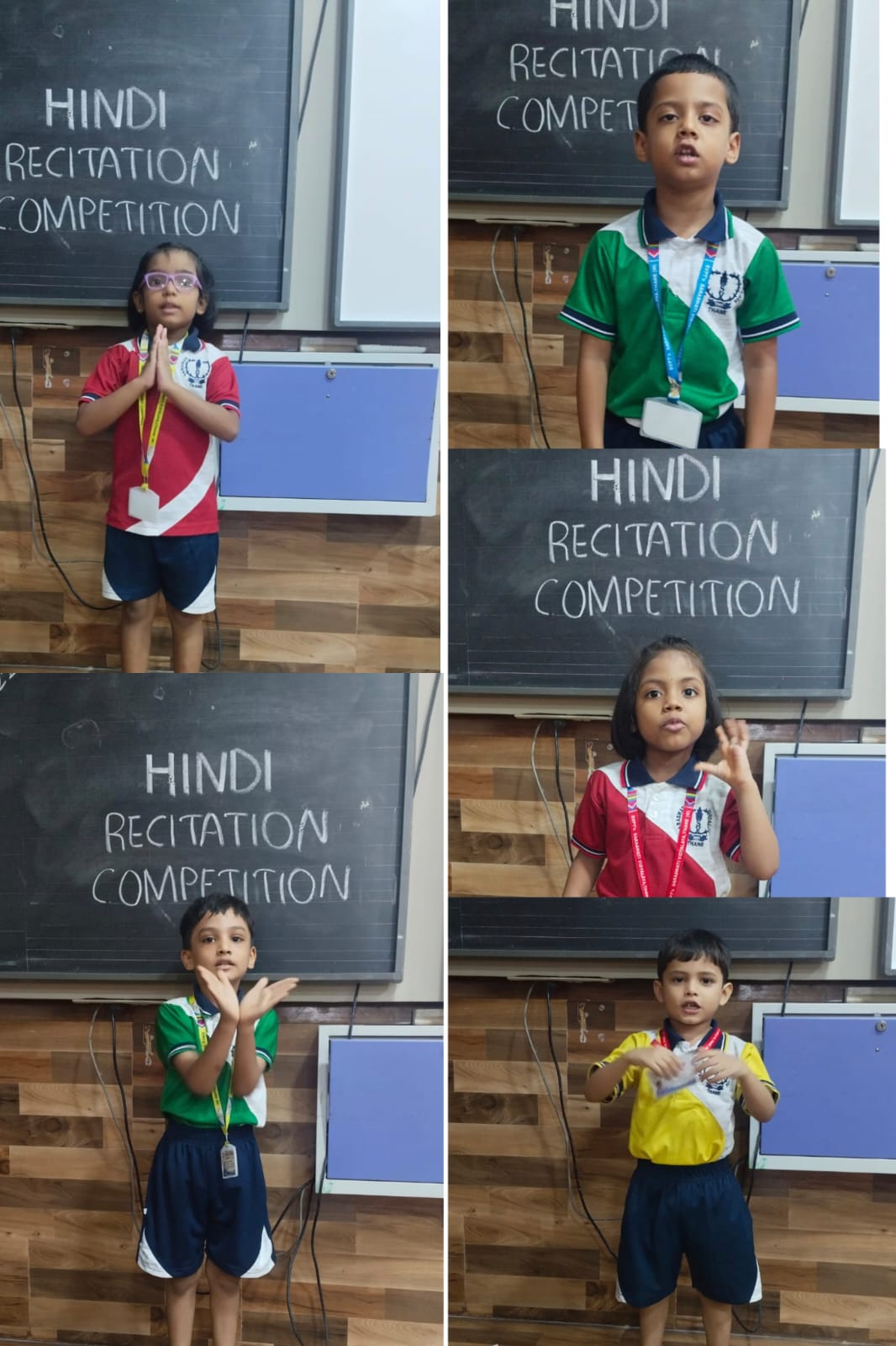 Pre-Primary Marathi and Hindi Recitation Competition