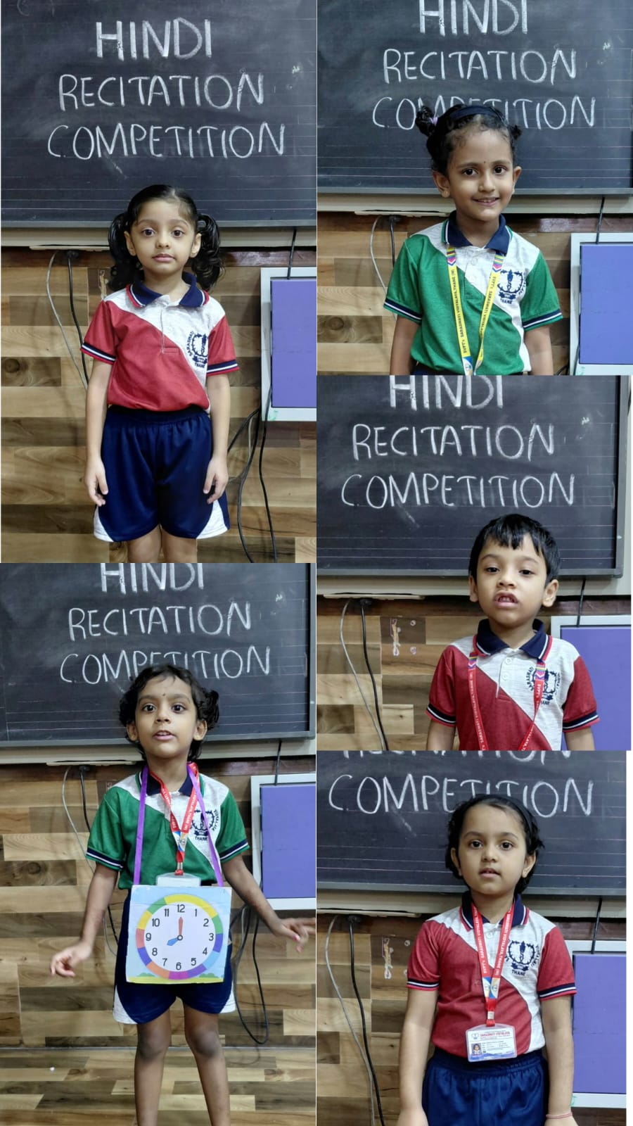 Pre-Primary Marathi and Hindi Recitation Competition