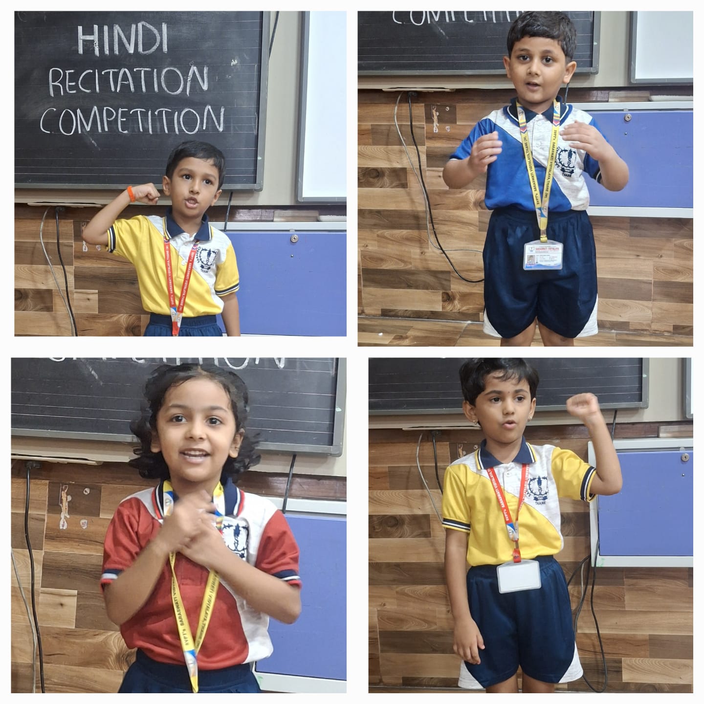 Pre-Primary Marathi and Hindi Recitation Competition