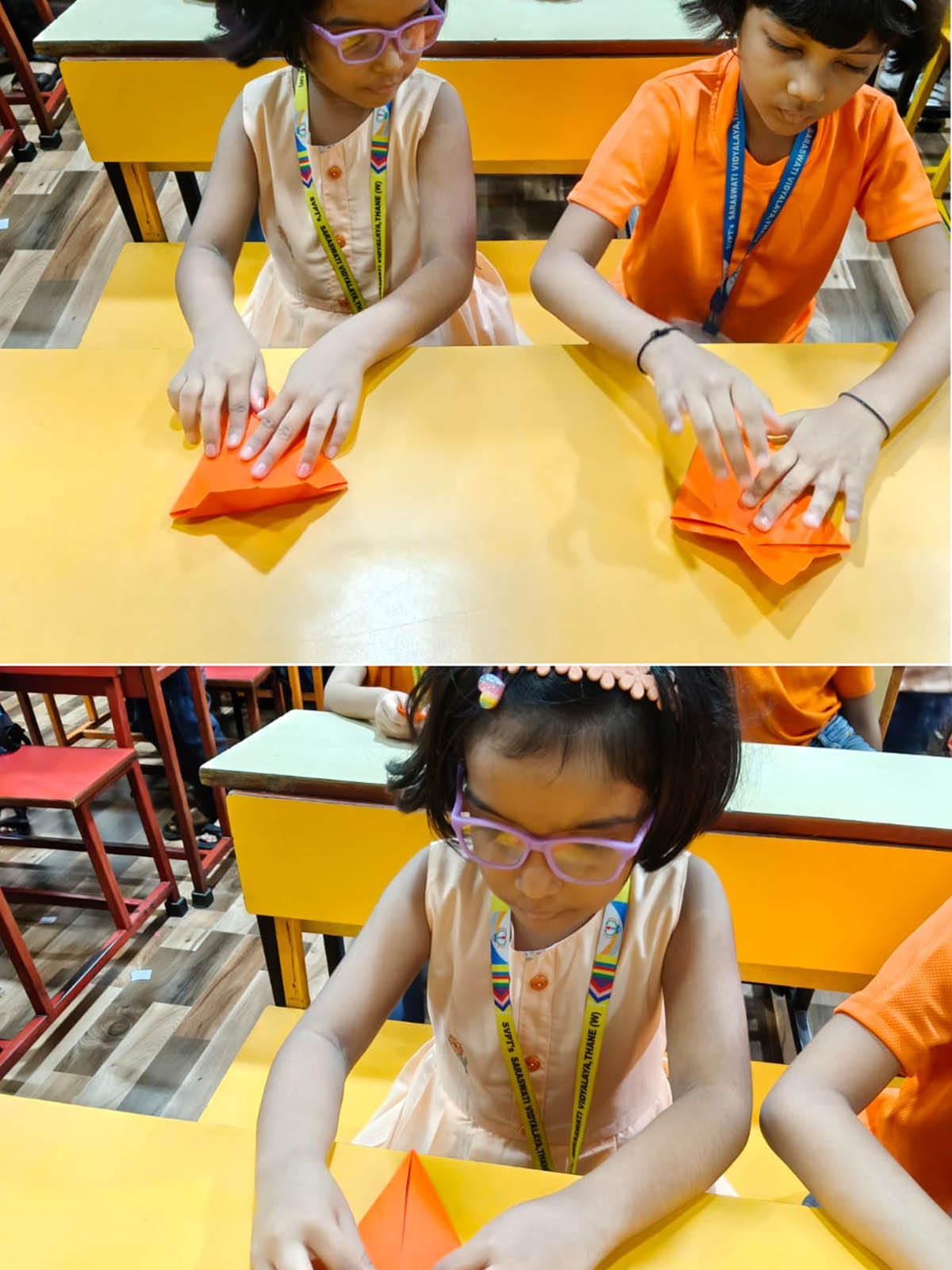 Pre Primary Orange Dressing Day