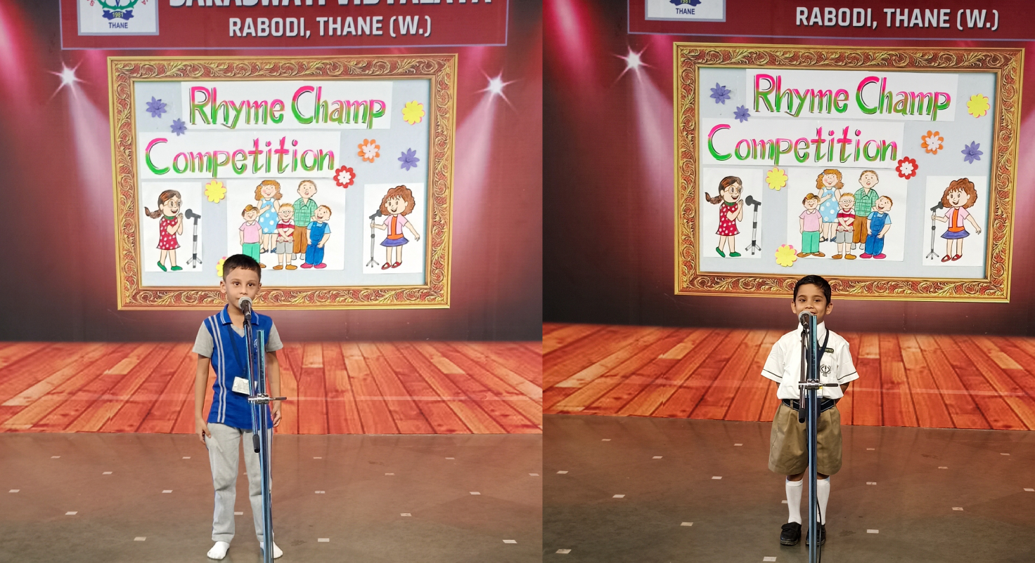 Rhyme Champ Recitation Competition of Grade 1 of Primary Section